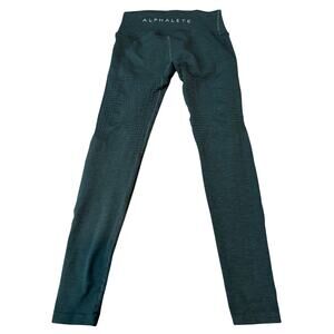 Women's Alphalete Amplify Leggings ID00037 Size Medium Green